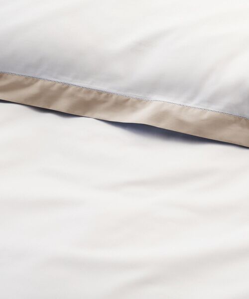 RALPH LAUREN HOME / ラルフ ローレン ホーム 寝具 | オーガニック コットン サティーン ボーダー デュベ カバー/キングサイズ | 詳細2