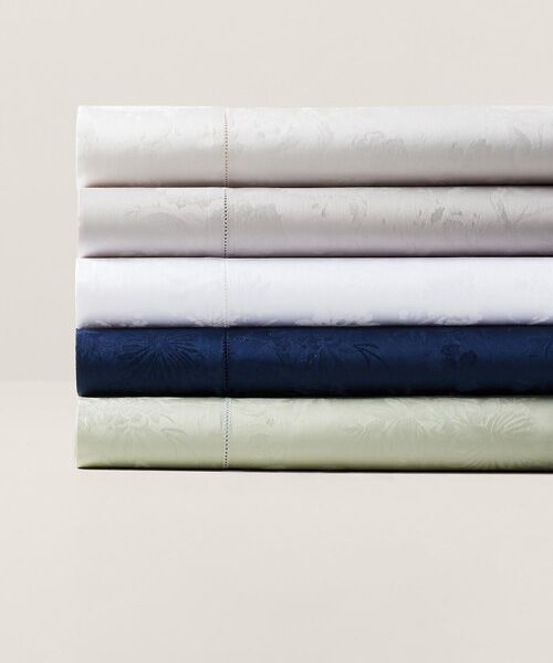 RALPH LAUREN HOME / ラルフ ローレン ホーム 寝具 | オーガニック コットン Bethany ジャカード ボックスシーツ/クイーンサイズ | 詳細3