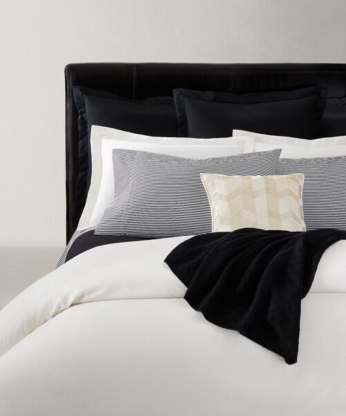 RALPH LAUREN HOME / ラルフ ローレン ホーム 寝具 | オーガニック コットン シャーティング ストライプ ボックスシーツ/セミダブルサイズ | 詳細2