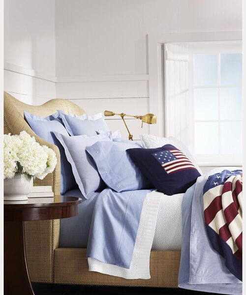 RALPH LAUREN HOME / ラルフ ローレン ホーム 寝具 | オーガニック コットン オックスフォード ソリッド シャム | 詳細2