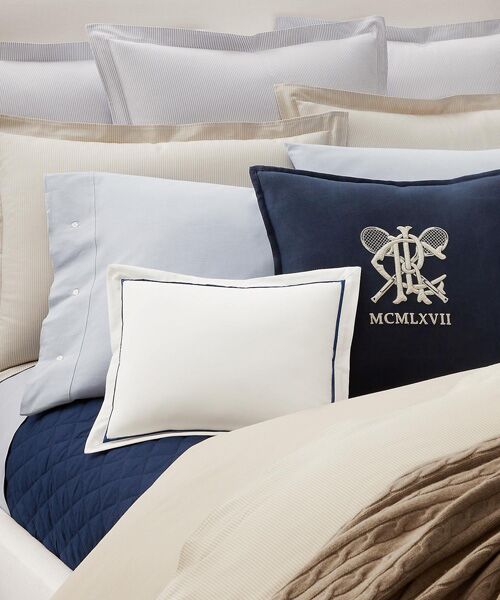 RALPH LAUREN HOME / ラルフ ローレン ホーム 寝具 | オーガニック コットン オックスフォード リバーシブル デュベ カバー/シングルサイズ | 詳細6