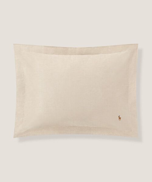 RALPH LAUREN HOME / ラルフ ローレン ホーム 寝具 | オーガニック コットン オックスフォード ソリッド スタンダード ピローシャム（101ナチュラル）