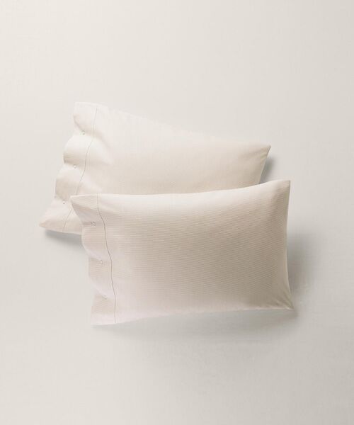 RALPH LAUREN HOME / ラルフ ローレン ホーム 寝具 | オーガニック コットン オックスフォード ストライプ ボックスシーツ/セミダブルサイズ | 詳細1