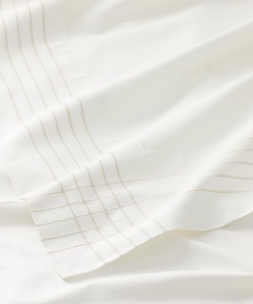 RALPH LAUREN HOME / ラルフ ローレン ホーム 寝具 | オーガニック コットン サティーン ハンカチーフ シーツ / ダブルフラットシーツ | 詳細1