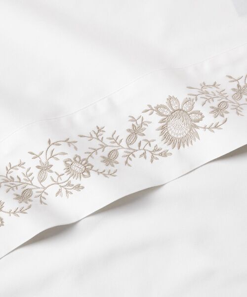 RALPH LAUREN HOME / ラルフ ローレン ホーム 寝具 | オーガニック コットン Eloise エンブロイダリー ピロケース | 詳細1