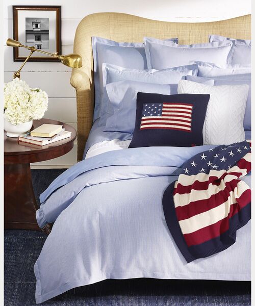 RALPH LAUREN HOME / ラルフ ローレン ホーム 寝具 | オーガニック コットン オックスフォード リバーシブル デュベ カバー/シングルサイズ | 詳細2