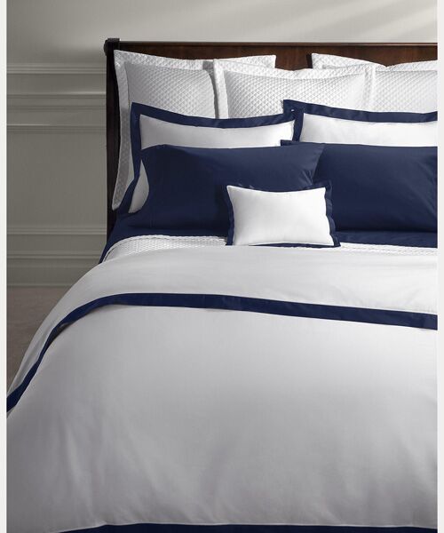 RALPH LAUREN HOME / ラルフ ローレン ホーム 寝具 | オーガニック コットン サティーン ボーダー デュベ カバー | 詳細7