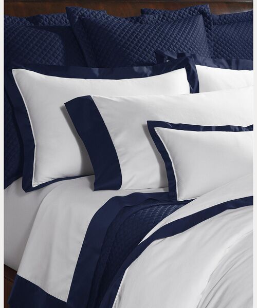 RALPH LAUREN HOME / ラルフ ローレン ホーム 寝具 | オーガニック コットン サティーン ボーダー デュベ カバー | 詳細5