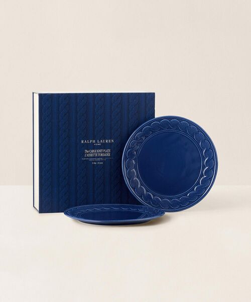 RALPH LAUREN HOME / ラルフ ローレン ホーム 食器 | ケーブルニット セラミック プレート ギフト セット | 詳細2