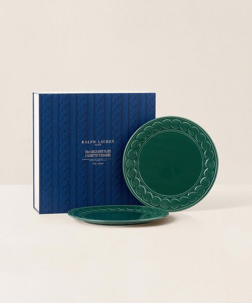 RALPH LAUREN HOME / ラルフ ローレン ホーム 食器 | ケーブルニット セラミック プレート ギフト セット | 詳細2