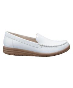 REDWOOD RIVER / レッドウッドリバー フラットシューズ | レッドウッドリバー M02C モカシンシューズ ホワイト カジュアルシューズ