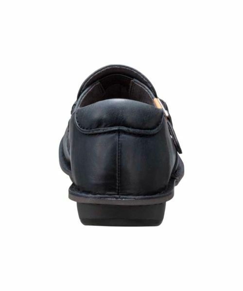 REDWOOD RIVER / レッドウッドリバー フラットシューズ | レッドウッドリバー R03A ベルト付スリッポン ブラック カジュアルシューズ | 詳細3