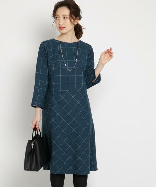 ウインドペンチェックワンピース ミニ丈 ひざ丈ワンピース Reflect リフレクト ファッション通販 タカシマヤファッションスクエア