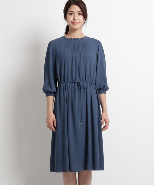 セール Web限定カラーあり ジョーゼット無地ワンピース ミニ丈 ひざ丈ワンピース Reflect リフレクト ファッション通販 タカシマヤファッションスクエア