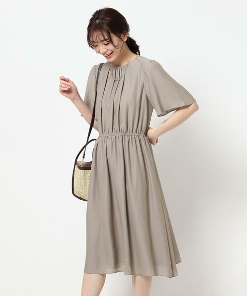 セール 洗える ラッフルスリーブワンピース ミニ丈 ひざ丈ワンピース Reflect リフレクト ファッション通販 タカシマヤファッションスクエア