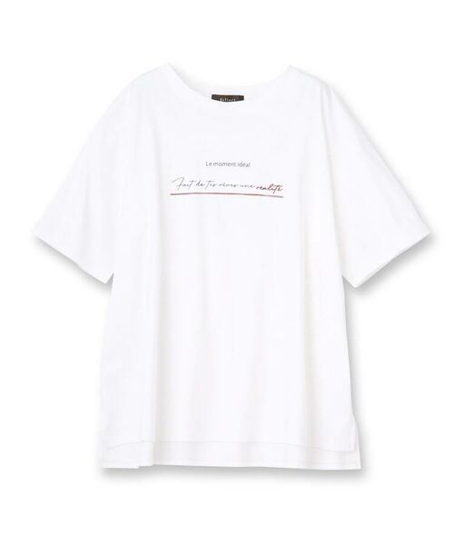 Reflect / リフレクト Tシャツ | 【UVカット/接触冷感/洗える】AラインシルエットロゴTシャツ | 詳細1