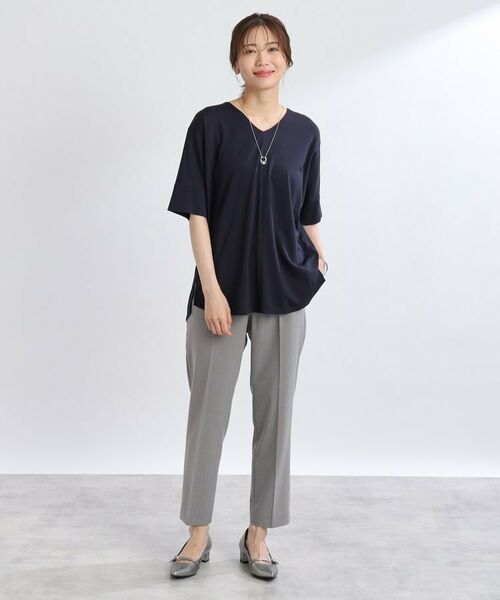 Reflect / リフレクト カットソー | 【人気アイテム再入荷!!UVカット/接触冷感/洗える】Vネックオフボディカットソー | 詳細30