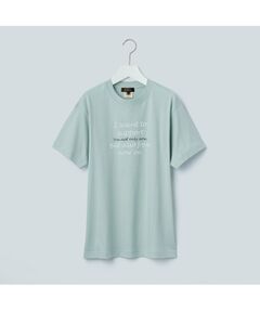 【WORLD for the World/洗える】ロゴプリントTシャツ