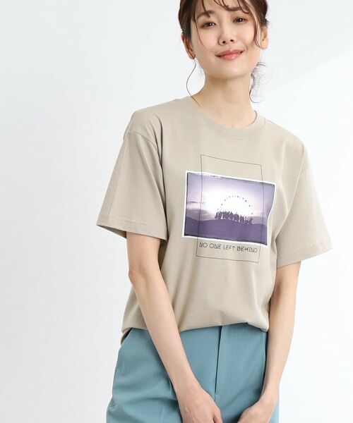 Reflect / リフレクト Tシャツ | 【WORLD for the World/洗える】フォトプリントTシャツ | 詳細11