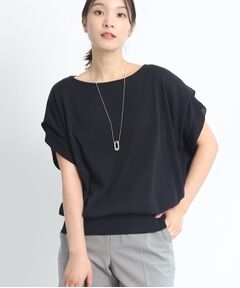 【人気アイテム追加入荷！！新色あり／洗える】フレンチスリーブニット