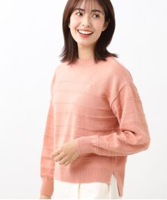 【春SALE/WEB限定カラーあり／洗える】ボーダー柄プルオーバーニット