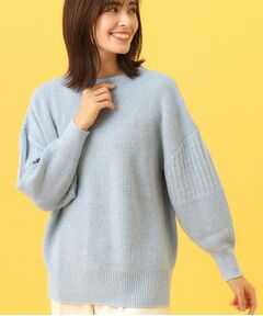 【春SALE/洗える】ミックスカラーニット