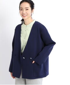 【E‐QUALITY/春SALE/洗える】ニットジャケット