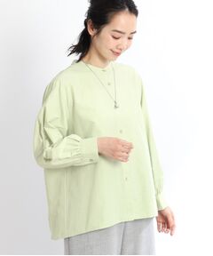【春SALE/洗える】バックプリーツシャツ