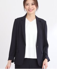 【SALE／UVカット／接触冷感／洗える／セットアップ可能／夏の通勤におすすめ】ストレッチジャケット