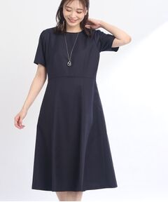 【夏SALE／UVカット／洗える／セットアップ可能】ドライタッチワンピース