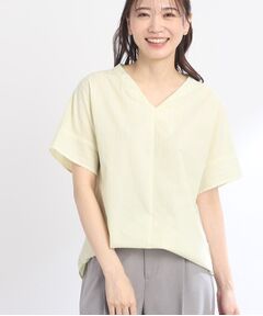 【夏SALE／接触冷感／洗える】ドルマンスリーブブラウス