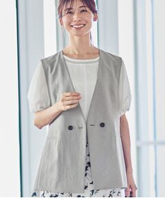 【SALE／UVカット／接触冷感／洗える／シワになりにくい】涼しげサマージレ