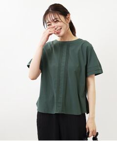 【SALE／E‐QUALITY／2Way／手洗い可】前後2Wayブラウス