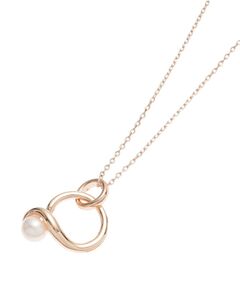Reflect / リフレクト ネックレス・ペンダント・チョーカー | 【チェーン長さ調節可】ツイストリング淡水パールネックレス