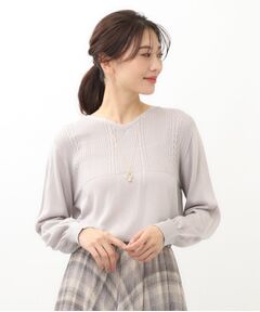 【WEB限定カラーあり／洗える】薄手ホールガーメント（R）ニット