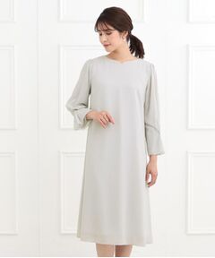 Reflect / リフレクト ミニ丈・ひざ丈ワンピース | 【夏SALE／フォーマル/洗える】スリーブデザインジョーゼットワンピース