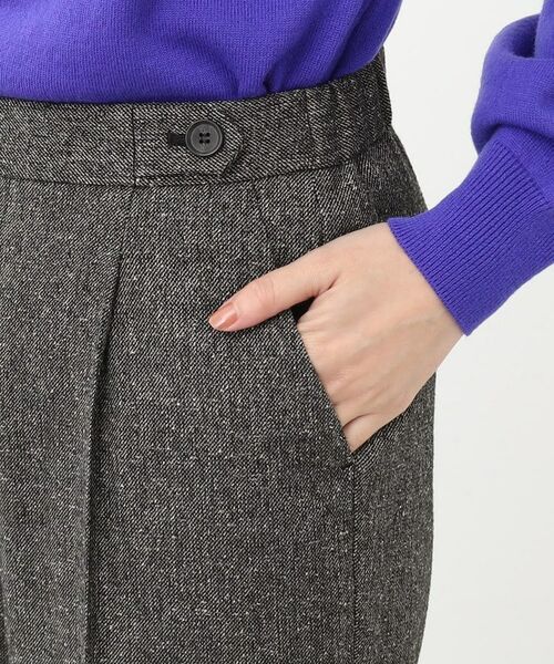 Reflect / リフレクト ショート・ハーフ・半端丈パンツ | ワイドクロップドツイードパンツ | 詳細24