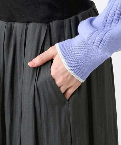 Reflect / リフレクト ショート・ハーフ・半端丈パンツ | 【手洗い可／ウエスト総ゴム】シャンブレースカーチョパンツ | 詳細28