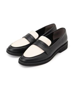 Reflect / リフレクト フラットシューズ | 【トレンドアイテム／軽い履き心地】バイカラーローファー