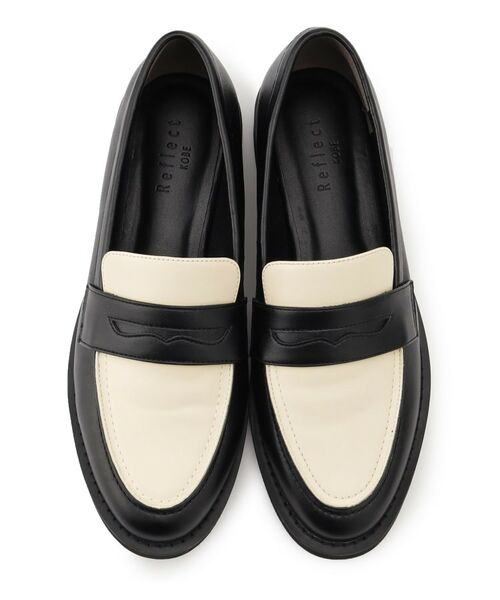Reflect / リフレクト フラットシューズ | 【トレンドアイテム／軽い履き心地】バイカラーローファー | 詳細13