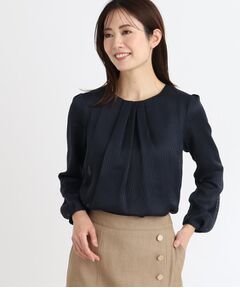 【新品】Reflect リフレクト　ブラウス　黒　タグ付き 新品☆リフレクト ブラウス☆Reflect ギャザーブラウス