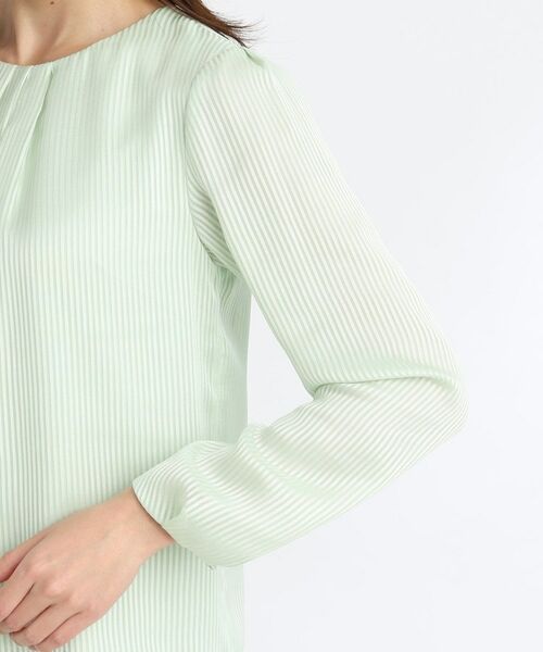 Reflect / リフレクト シャツ・ブラウス | 【手洗い可】シアーシャドーストライプブラウス | 詳細30