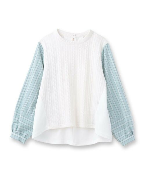 Reflect / リフレクト カットソー | 【夏SALE/E‐QUALITY/洗える】異素材ミックスプルオーバー | 詳細13