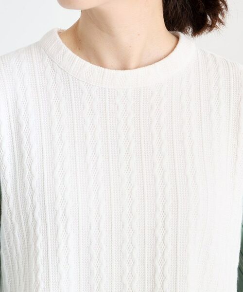 Reflect / リフレクト カットソー | 【夏SALE/E‐QUALITY/洗える】異素材ミックスプルオーバー | 詳細17