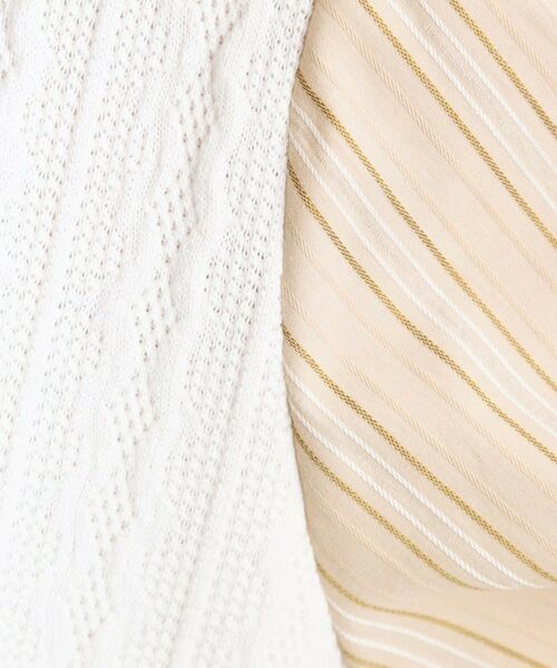 Reflect / リフレクト カットソー | 【夏SALE/E‐QUALITY/洗える】異素材ミックスプルオーバー | 詳細8