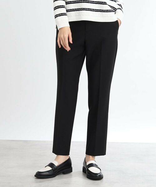 Reflect / リフレクト ショート・ハーフ・半端丈パンツ | 【WEB限定カラーあり/私のパンツ/手洗い可】ストレッチテーパードパンツ | 詳細1