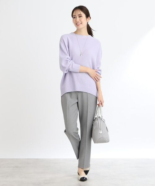 Reflect / リフレクト ショート・ハーフ・半端丈パンツ | 【WEB限定カラーあり/私のパンツ/手洗い可】ストレッチテーパードパンツ | 詳細14