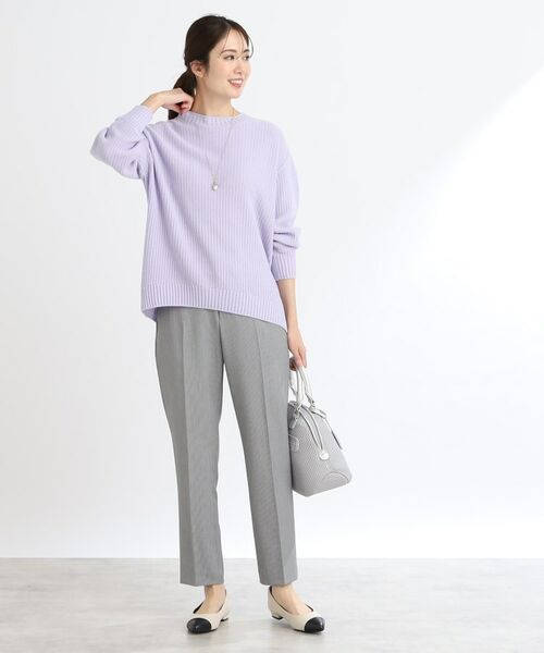 Reflect / リフレクト ショート・ハーフ・半端丈パンツ | 【WEB限定カラーあり/私のパンツ/手洗い可】ストレッチテーパードパンツ | 詳細15