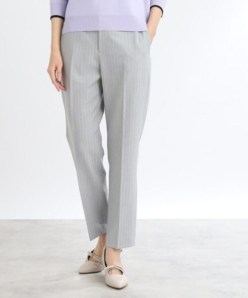 Reflect / リフレクト ショート・ハーフ・半端丈パンツ | 【WEB限定カラーあり/私のパンツ/手洗い可】ストレッチテーパードパンツ | 詳細17