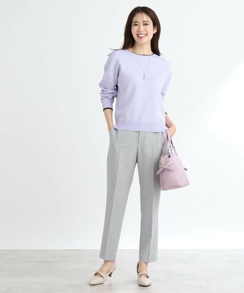 Reflect / リフレクト ショート・ハーフ・半端丈パンツ | 【WEB限定カラーあり/私のパンツ/手洗い可】ストレッチテーパードパンツ | 詳細18